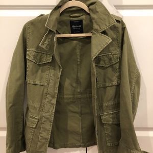Madewell army green jacket